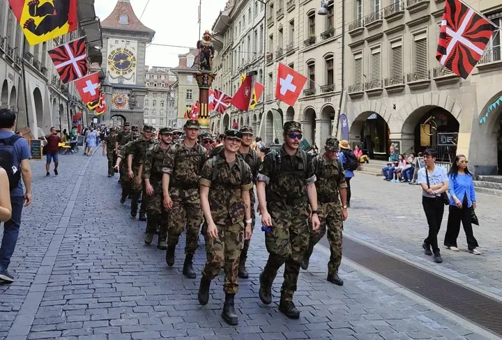 Marche suisse de deux jours à Berne