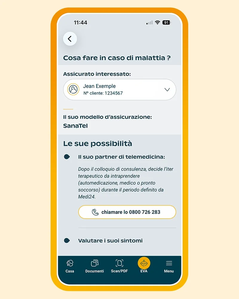 Aperçu application Espace client